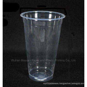Disposable High Clear Plastic Cup of 90mm Upper Diameter